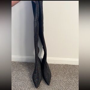 Zara thigh high boots size 41